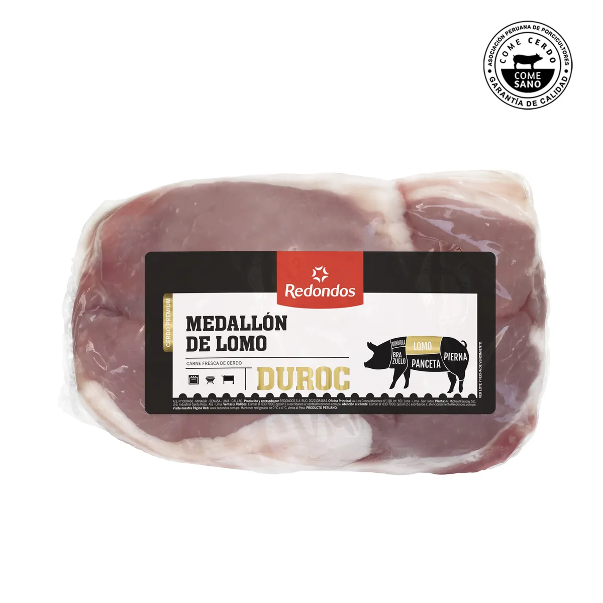 REDONDOS - Medallón De Lomo De Cerdo Duroc Redondos x Kg