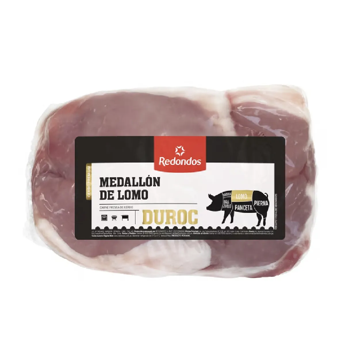 REDONDOS - Medallón De Lomo De Cerdo Duroc Redondos x Kg