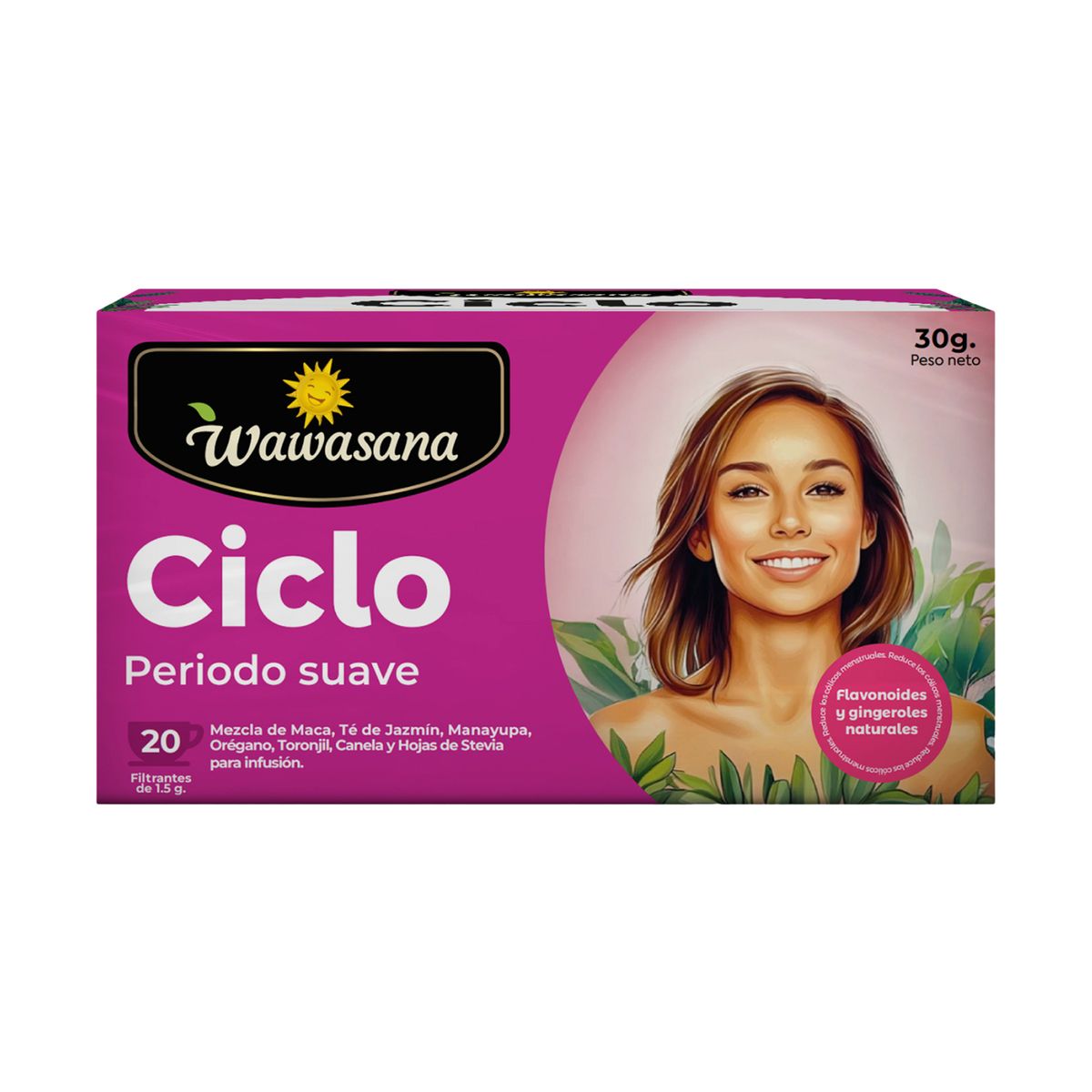 WAWASANA - Infusión Ciclo Wawasana Caja 20 Sobres