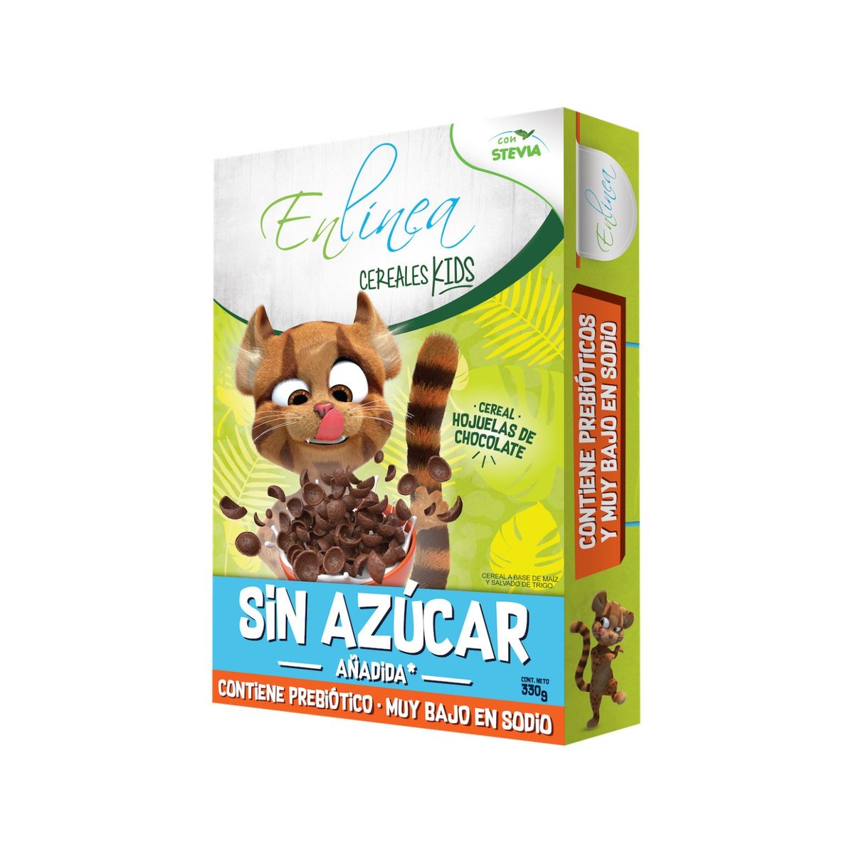  - Cereal Kids En Línea Hojuelas Chocolate Caja 330 g