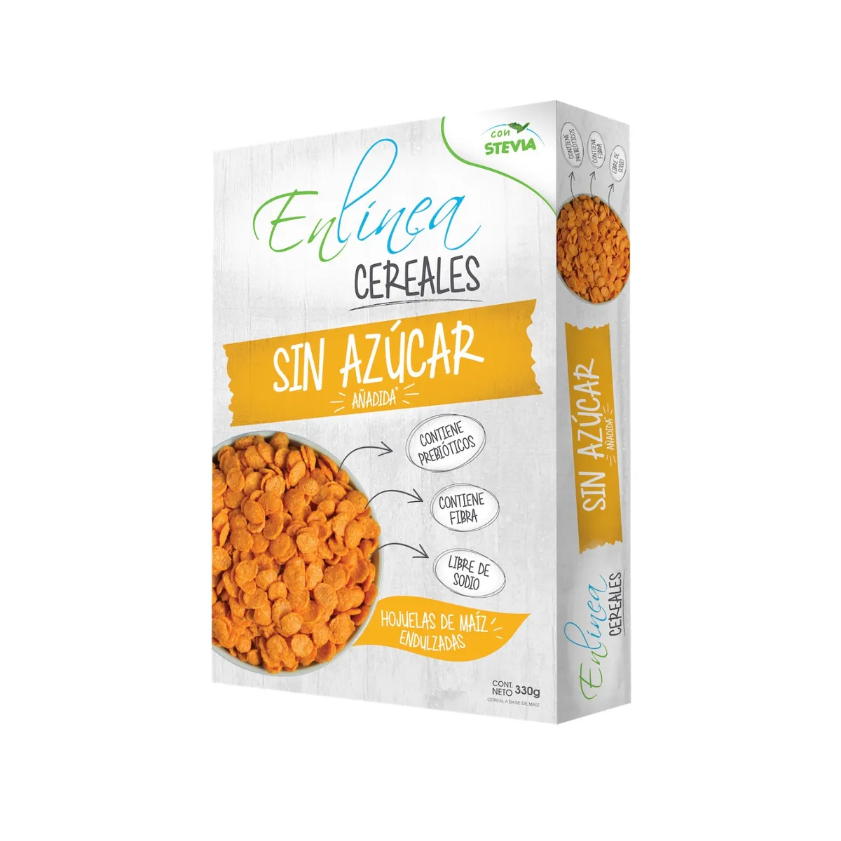  - Cereal En Línea Hojuelas Maíz Caja 330 g