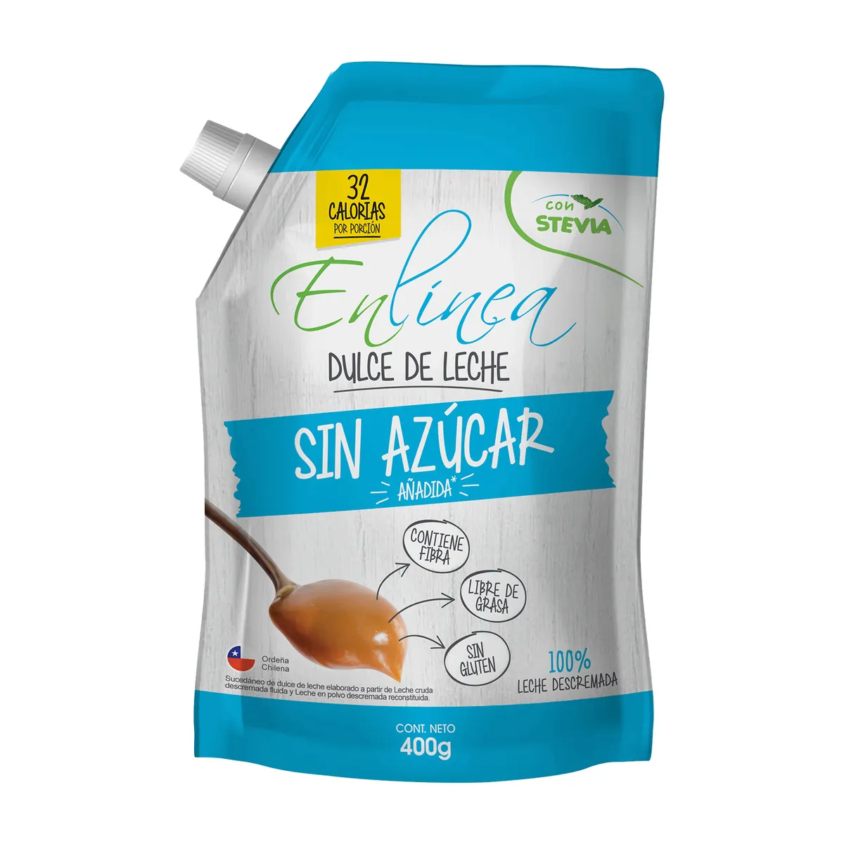  - Dulce de Leche En Línea Con Stevia Doypack 400 g