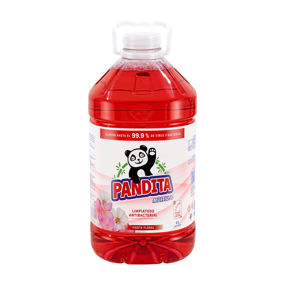 PANDITA - Limpiatodo Antibacterial Pandita Floral Botella 4 L