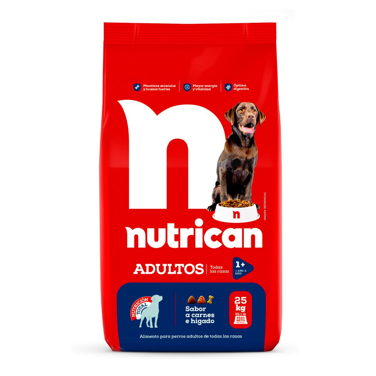 NUTRICAN - Alimento Seco Perros Adultos Nutrican Bolsa 25 Kg