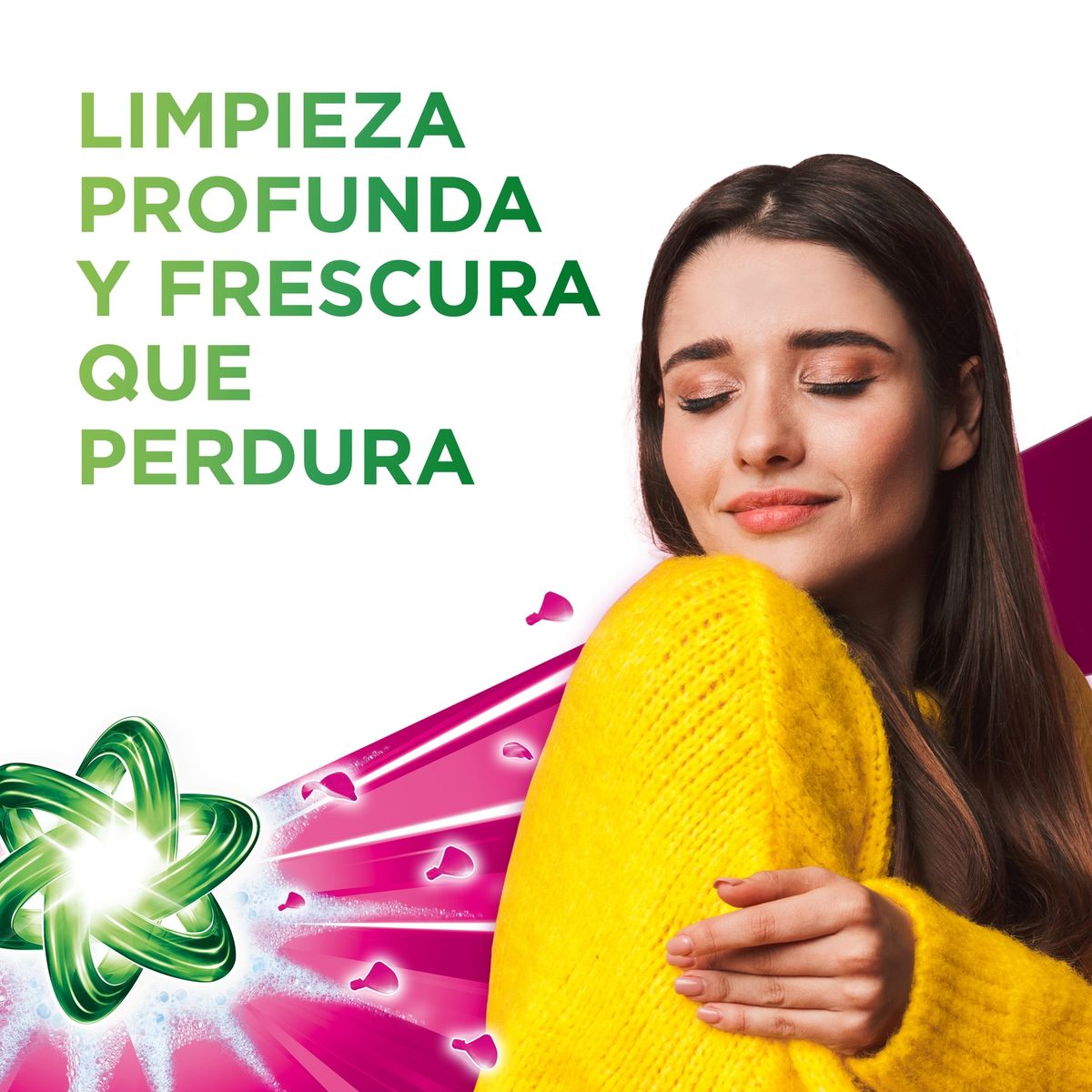 ARIEL - Detergente en Polvo Ariel Toque de Downy Ropa Blanca y Color Bolsa 1.8 Kg