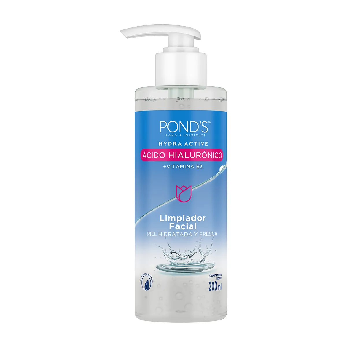 PONDS - Limpiador Facial Ponds Hialurónico Envase 200 mL