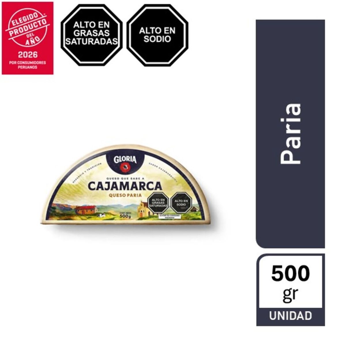 GLORIA - Queso Suizo Paria Gloria Empaque 500 g