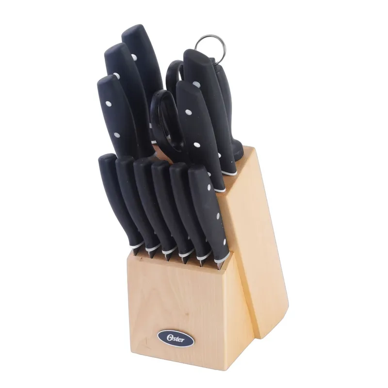Oster - Juego de Cuchillos Oster Acero Inoxidable Collister 15 Piezas