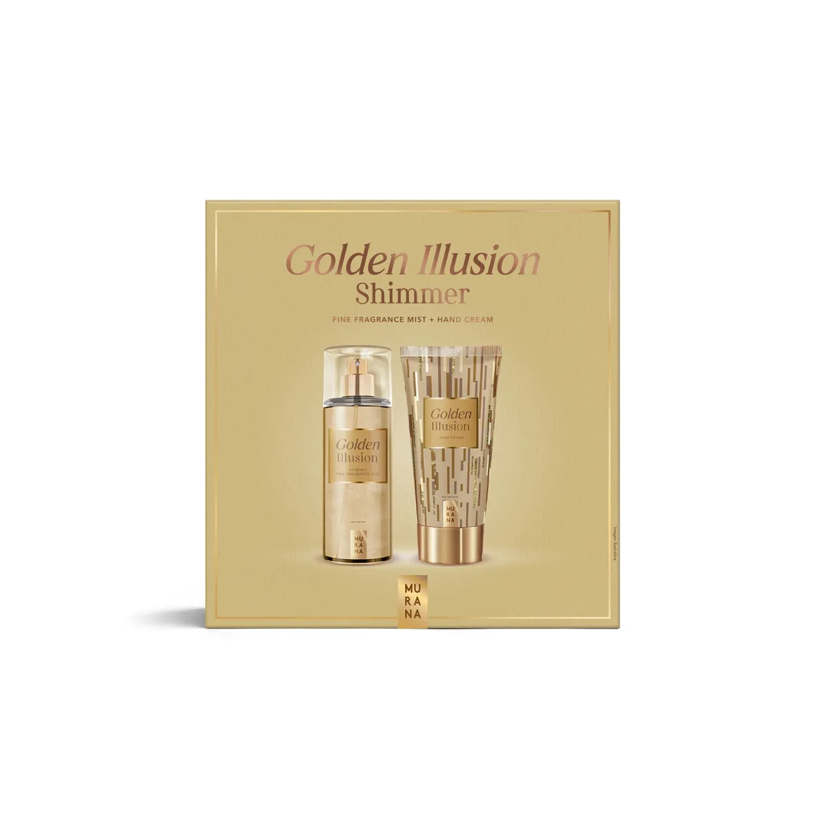 MURANA - Set Murana Golden Illusion Fragancia 75 mL + Crema de Manos 50 mL