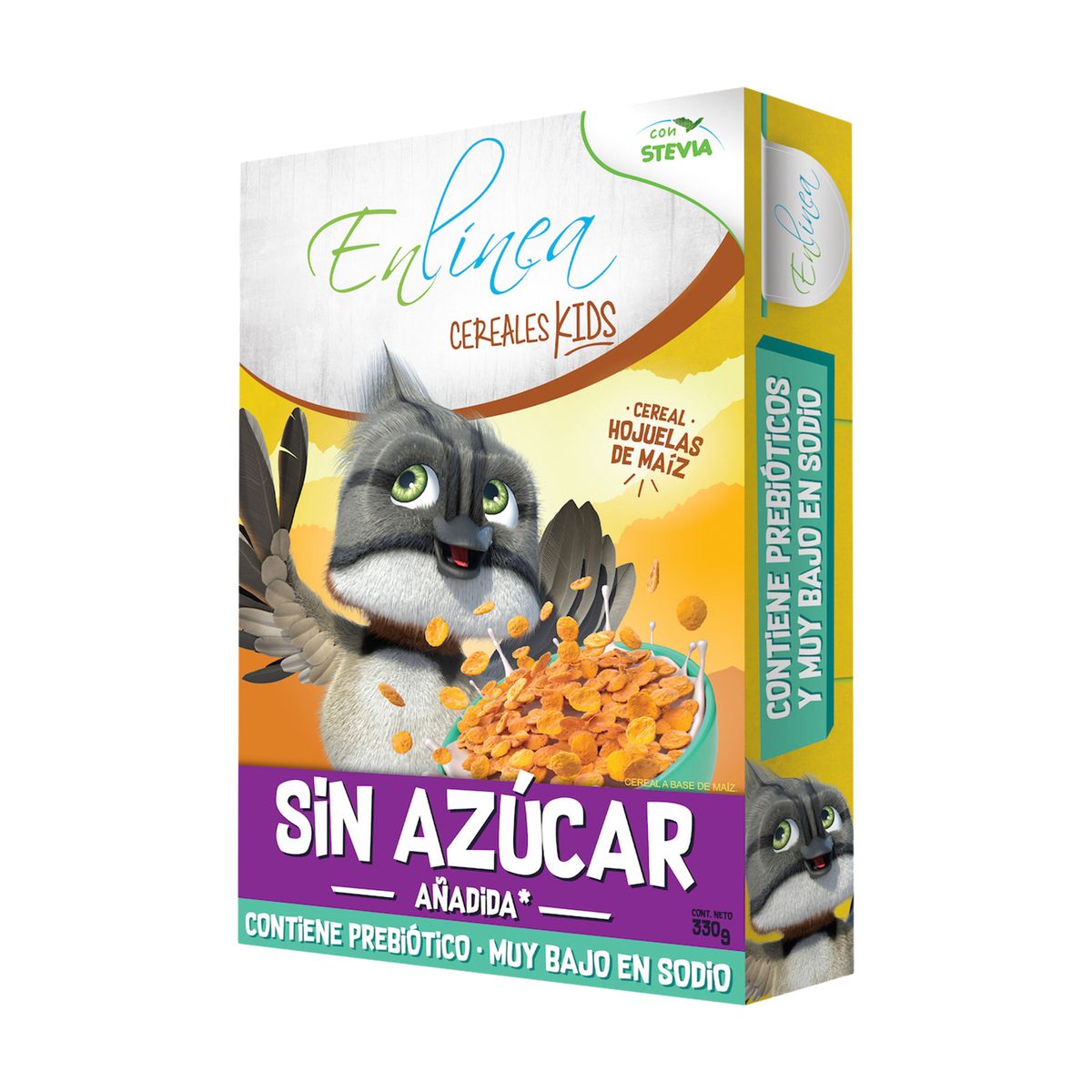  - Cereal Hojuela Maíz En Línea Kids Caja 330 g