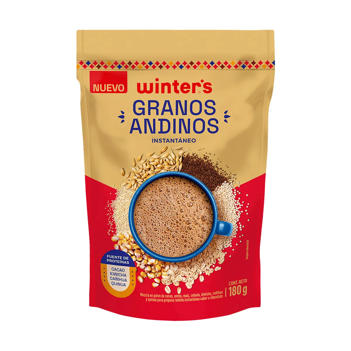 WINTERS - Bebida Instantánea Winters Granos Andinos Doypack 180 g