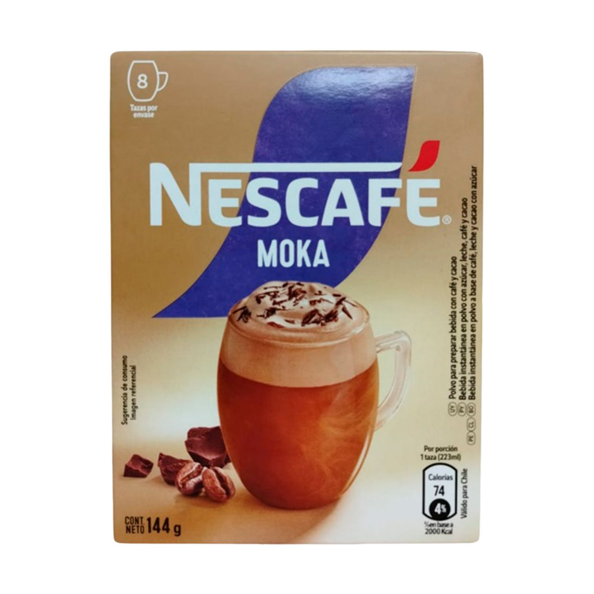 NESCAFE - Bebida Instantánea Nescafé Moka Caja 144 g