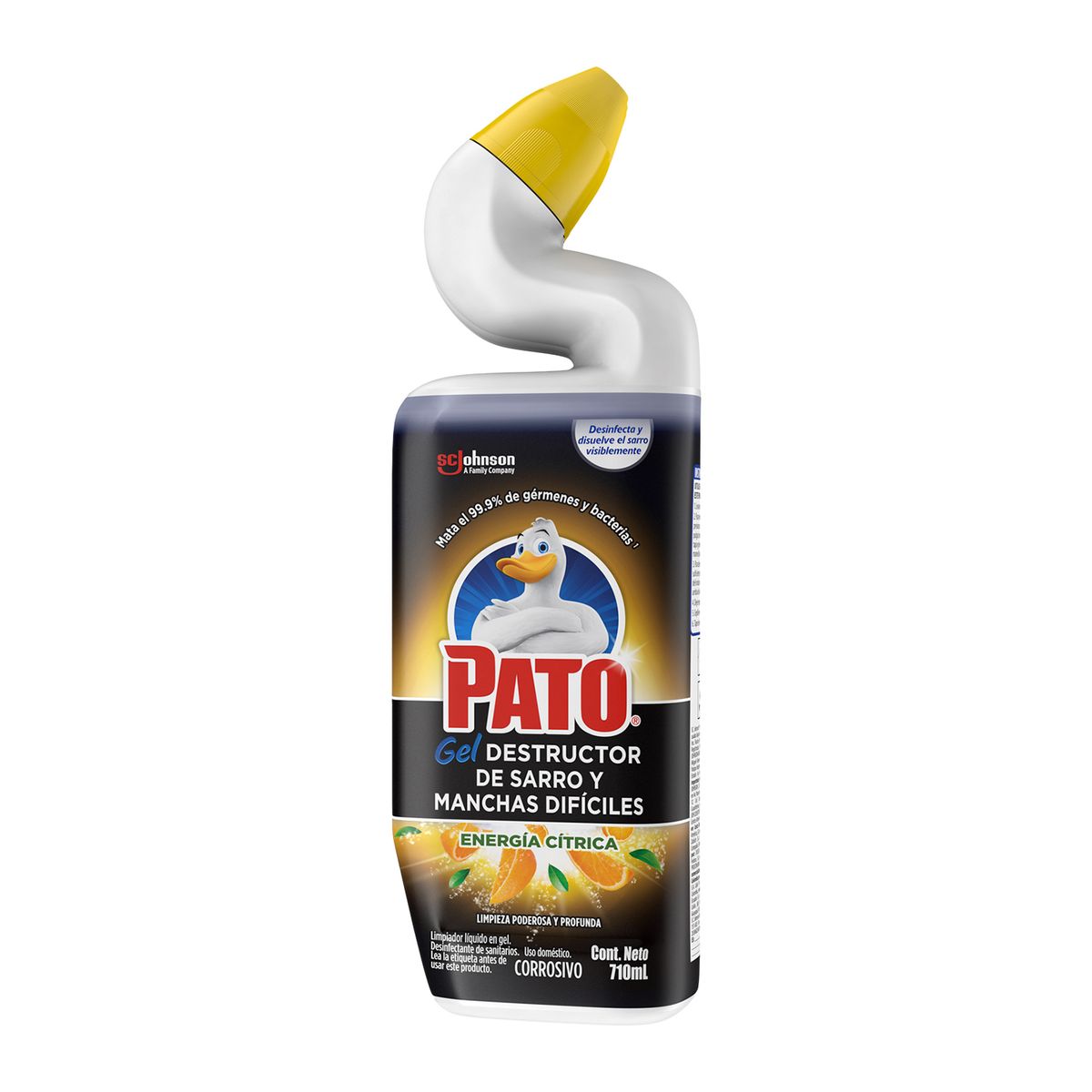 PATO - Limpiador Gel Pato Destructor Citrus Envase 710 mL