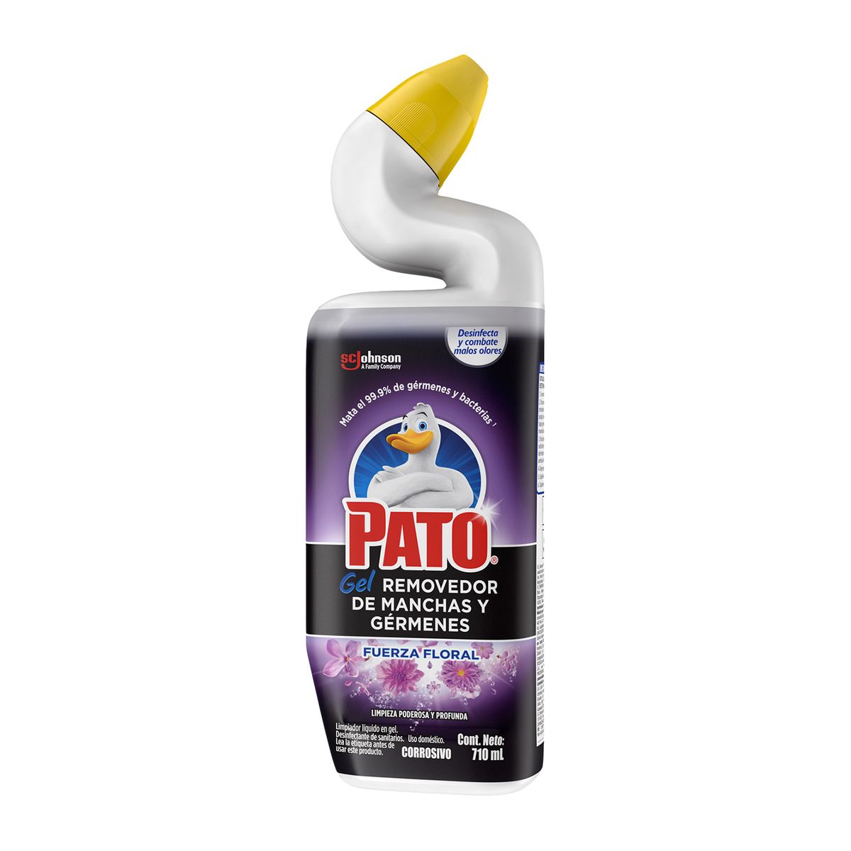 PATO - Limpiador Gel Pato Destructor Floral Envase 710 mL