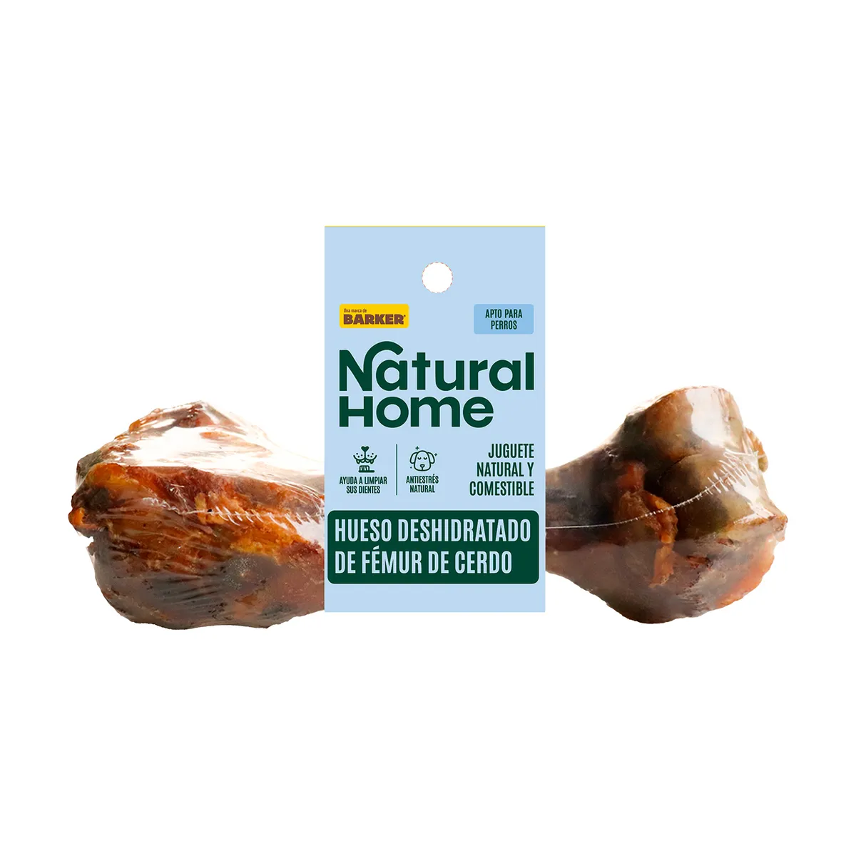 NATURAL HOME - Hueso Fémur de Cerdo Deshidratado Natural Home