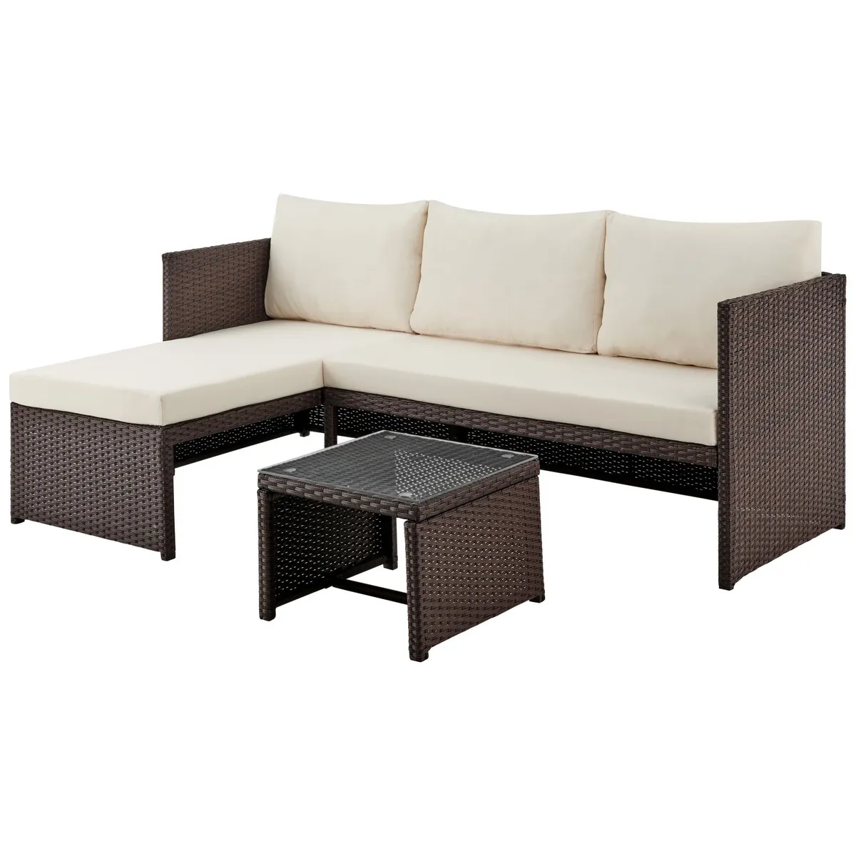 CASA JOVEN - Set Sofá Terraza 4 Personas