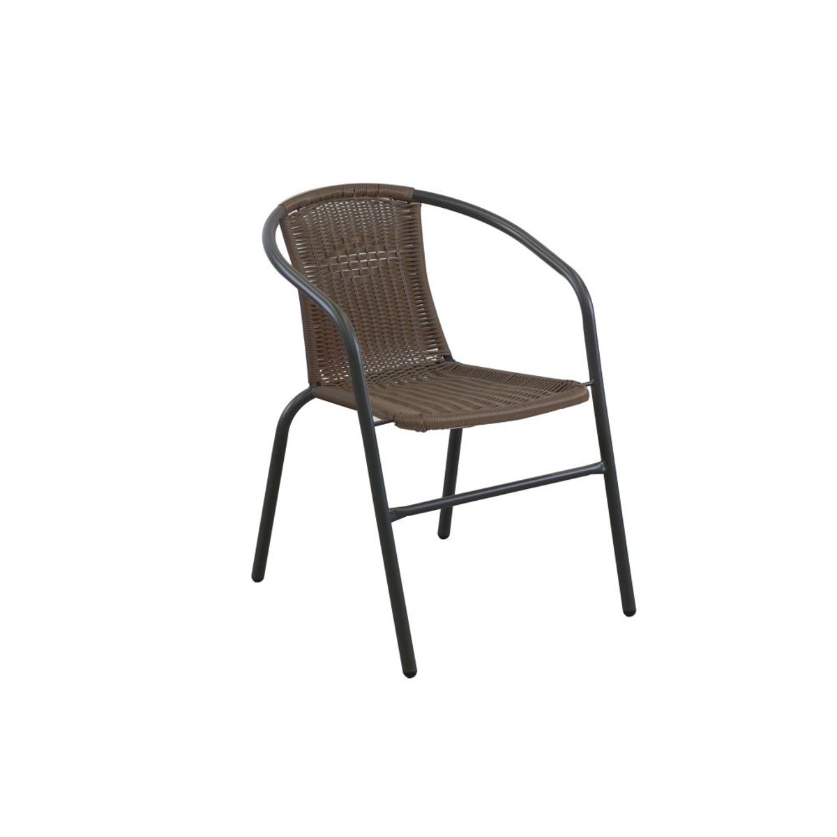 CASA JOVEN - SILLA DE RATAN CHOCOLATE 54X62X73CM