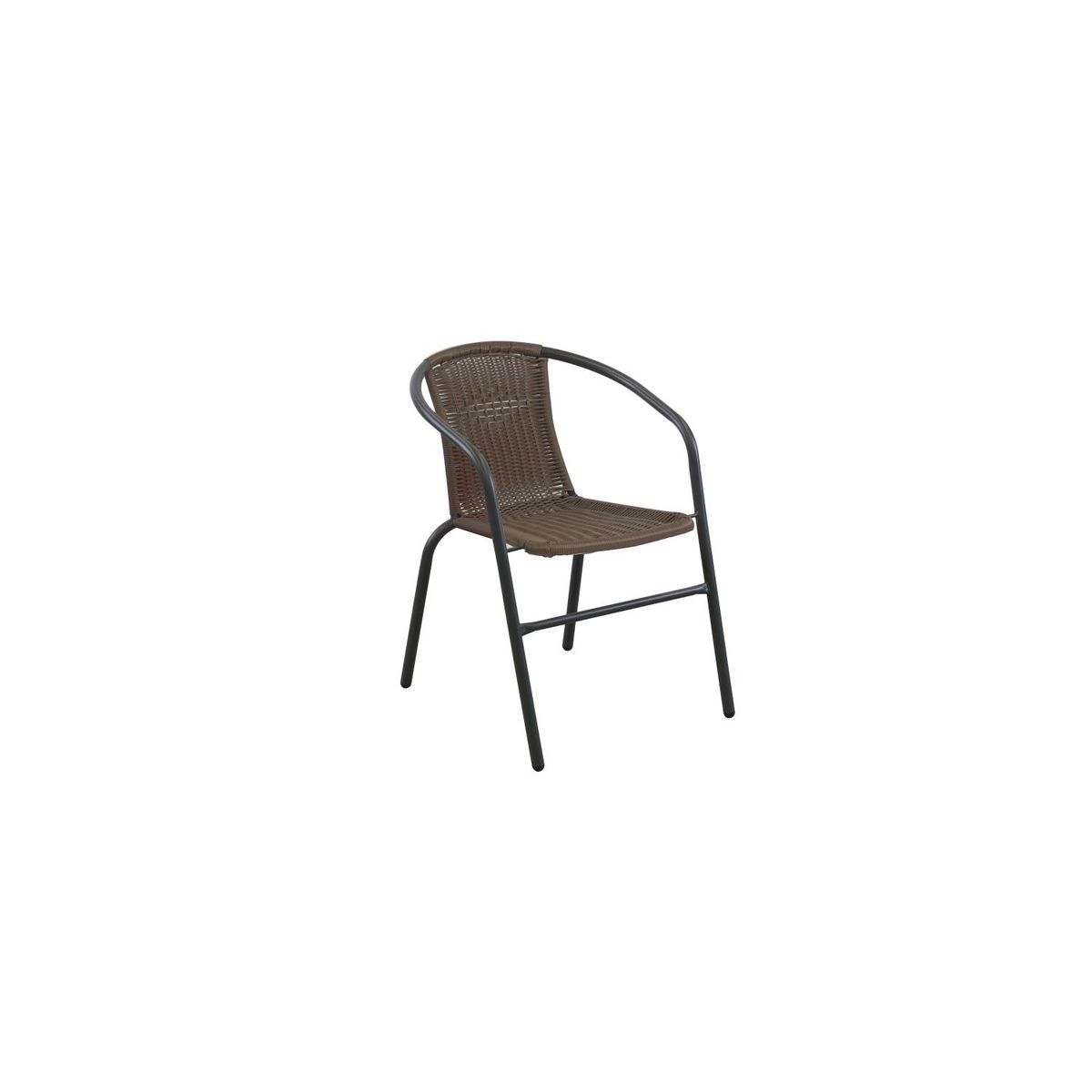 CASA JOVEN - SILLA DE RATAN CHOCOLATE 54X62X73CM