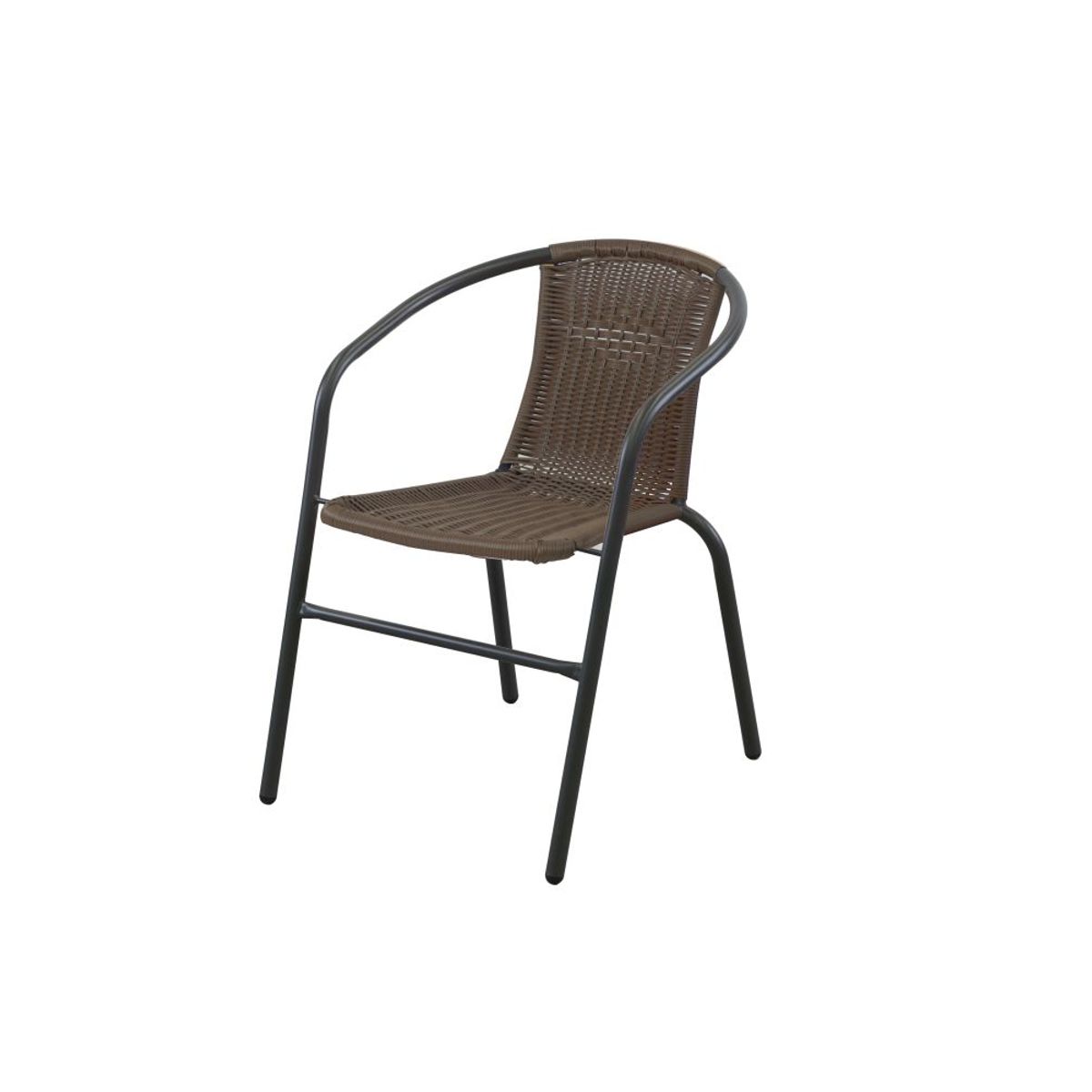CASA JOVEN - SILLA DE RATAN CHOCOLATE 54X62X73CM