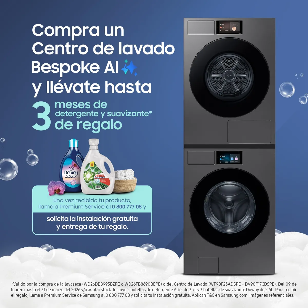 SAMSUNG - Secadora Samsung Bespoke Ai 17 Kg