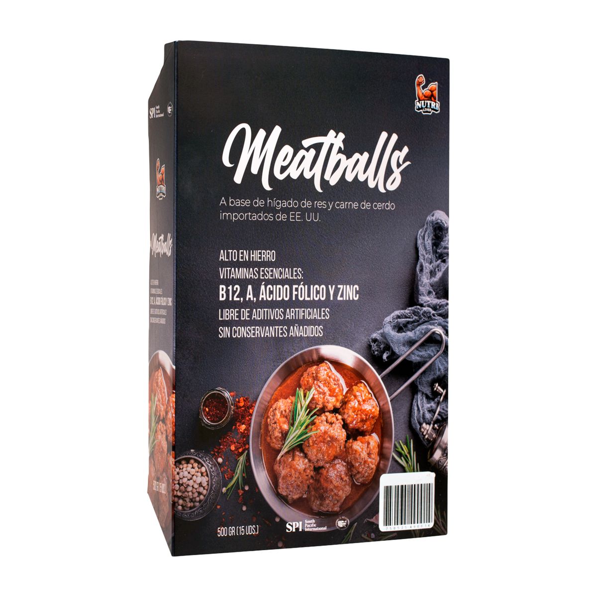 NUTRILIVER - Meatball Hígado Res Y Carne Cerdo x 500 g