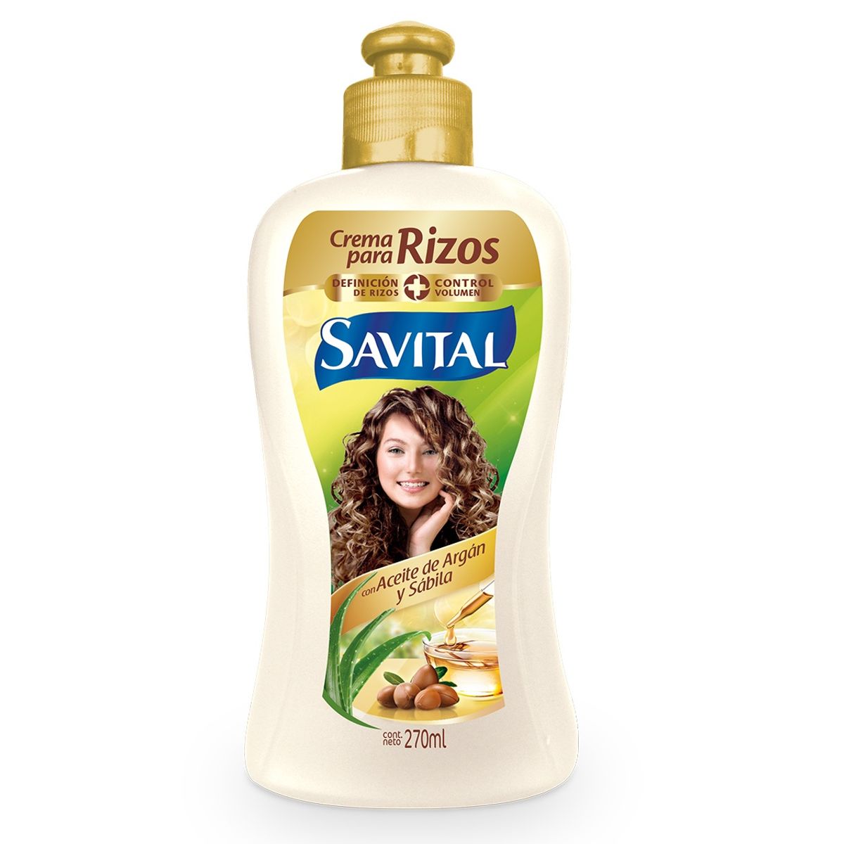 SAVITAL - Crema para Peinar Savital Argán Botella 270 mL