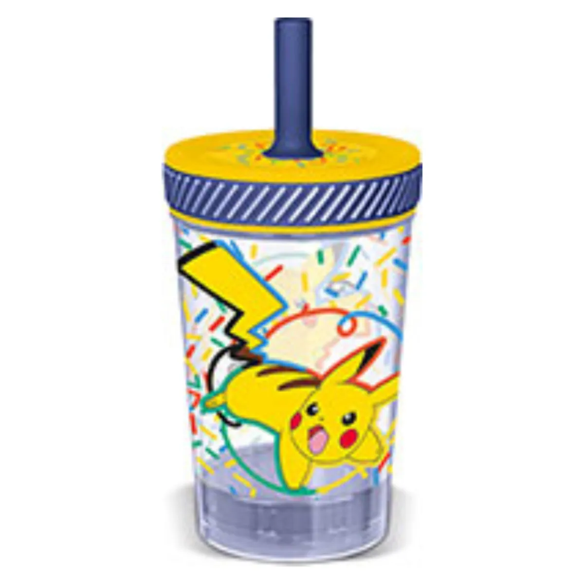 STOR - Vaso Con Pajilla De Silicona Drop Safe 370 mL