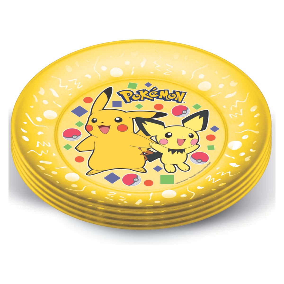 Stor  - Set Platos Pokemon Pp 4 Piezas