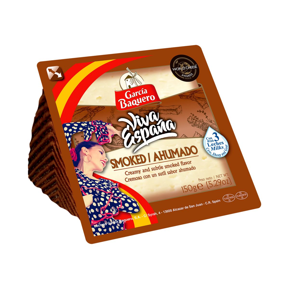 GARCIA BAQUERO - Queso Ahumado García Baquero Viva España Empaque 125 g