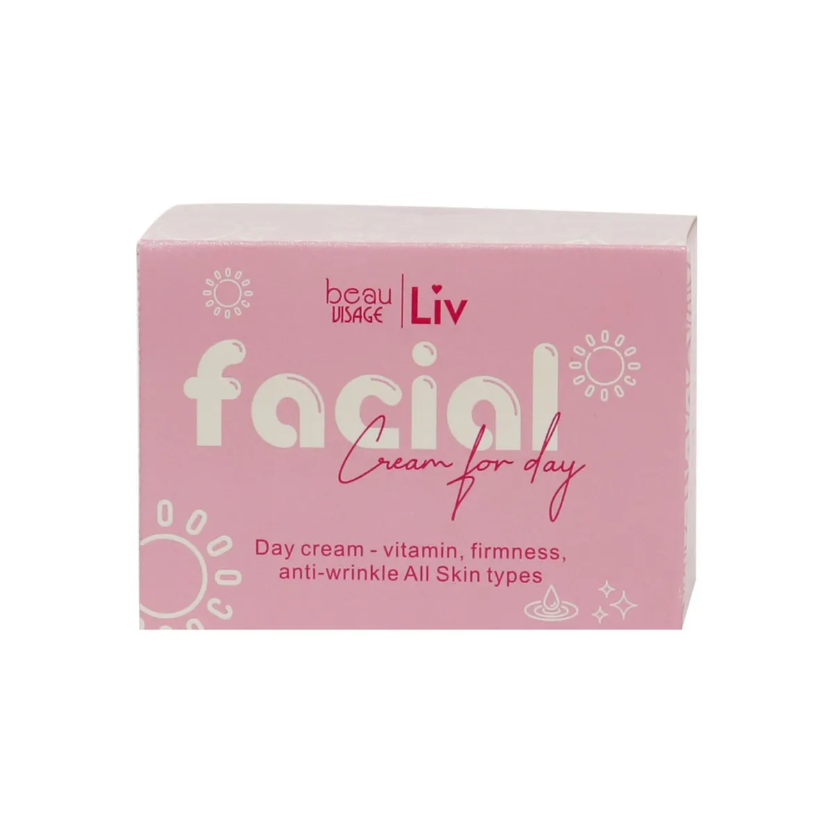 BEAU VISAGE - Crema Día Hidratante Facial y Corporal Beau Visage Caja 53 mL