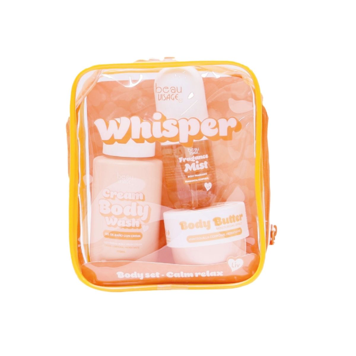 BEAU VISAGE - Set de Baño Beau Visage Naranja