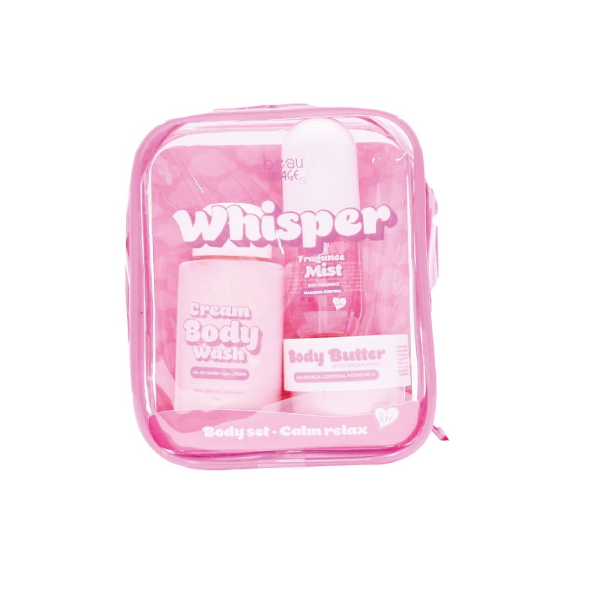 BEAU VISAGE - Set de Baño Beau Visage Rosas