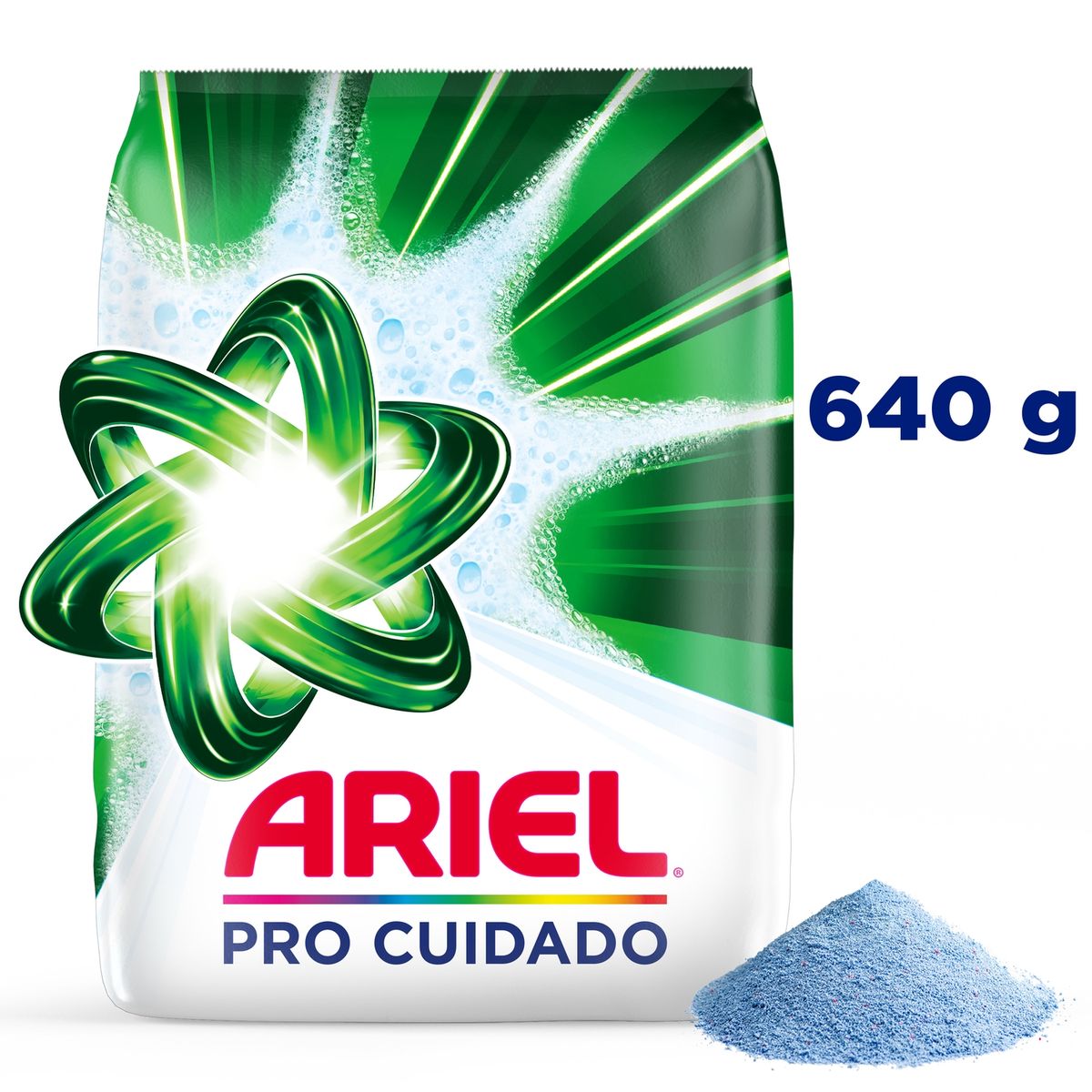 ARIEL - Detergente En Polvo Ariel Pro Cuidado Bolsa 640 g
