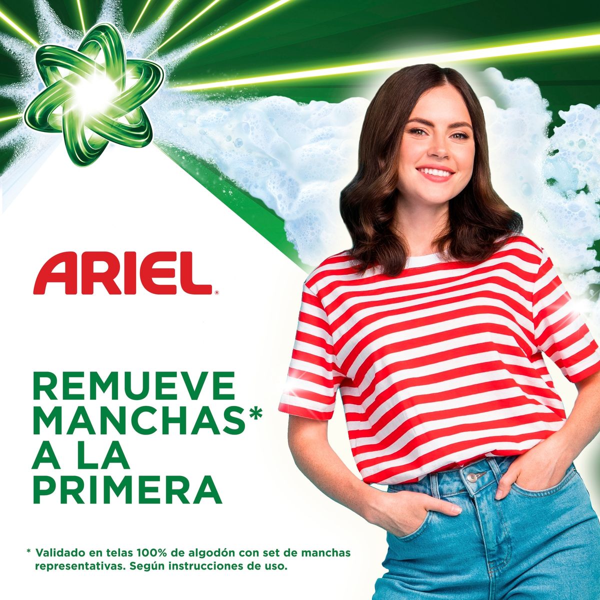 ARIEL - Detergente En Polvo Ariel Pro Cuidado Bolsa 640 g