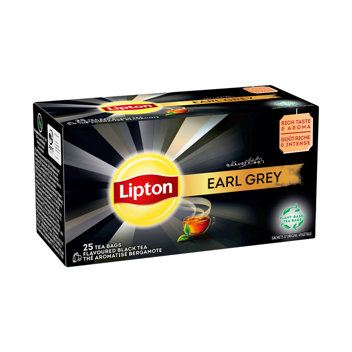 LIPTON - Infusión Té Lipton Amazingly Earl Grey Caja 25 Sobres