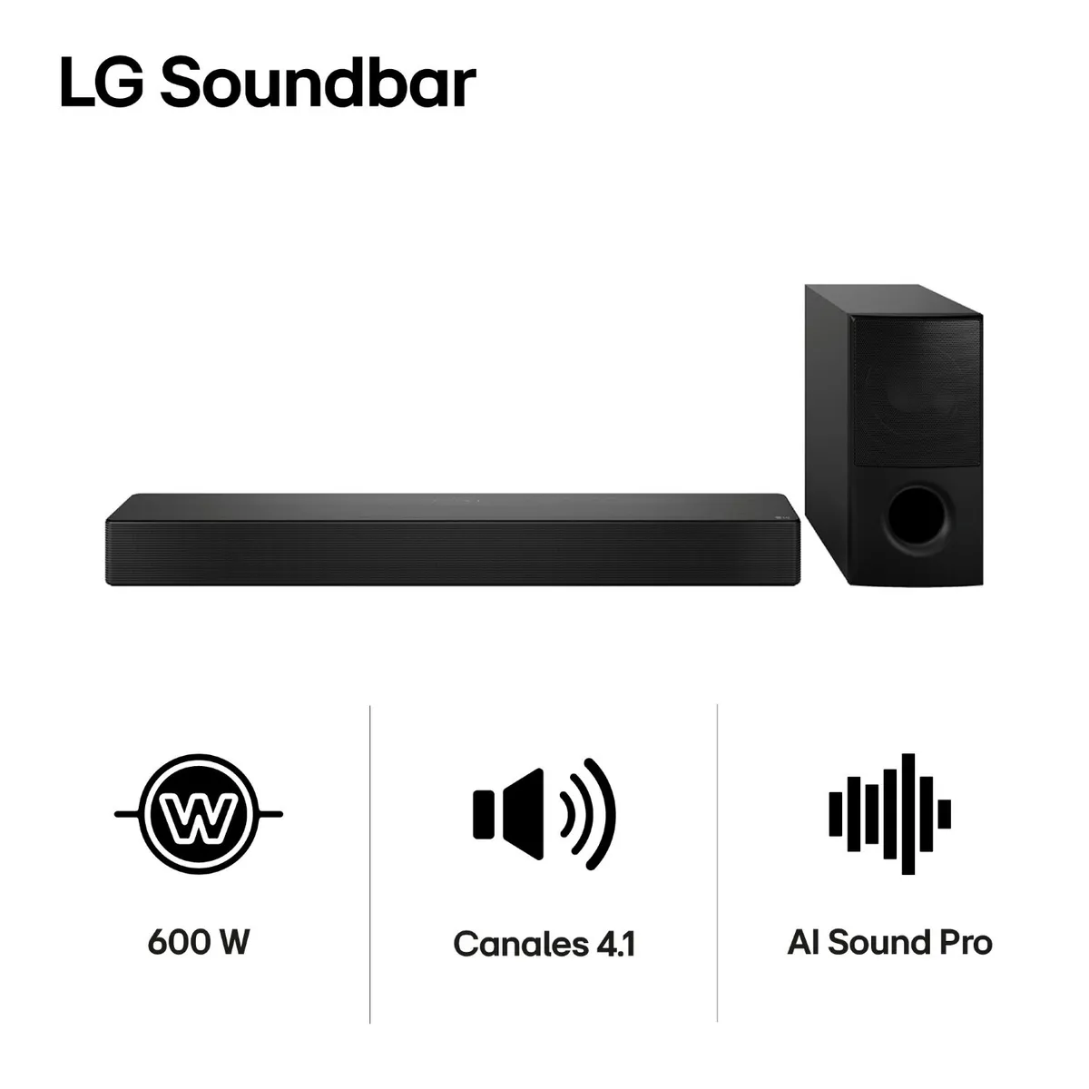 LG - Lg Soundbar Sh5A 600W 4.1Ch