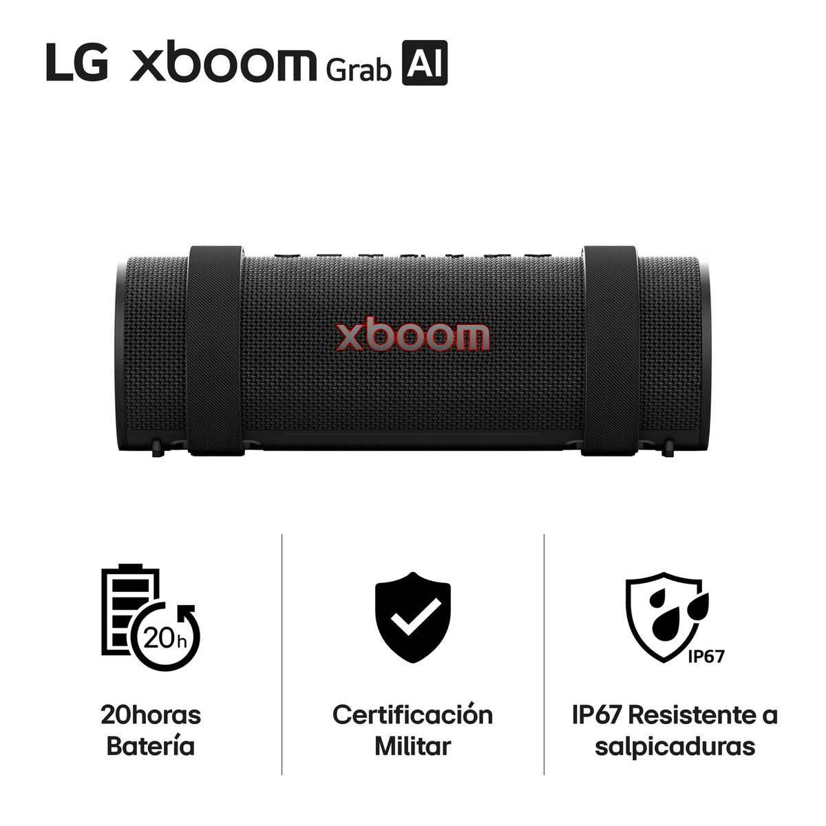 LG - Lg Xboom Grab By Will I Am