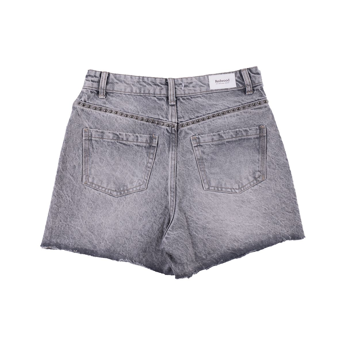 REDWOOD - Short De Jean Tachas Mujer Redwood