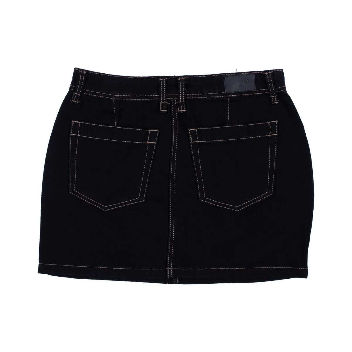 REDWOOD - Falda De Jean Corta Cargo  Mujer Redwood