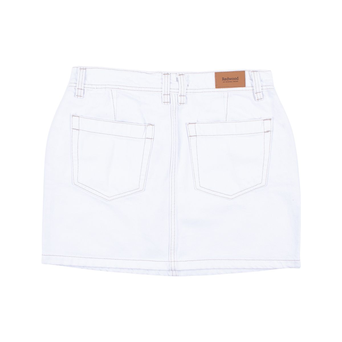 REDWOOD - Falda De Jean Corta Cargo  Mujer Redwood