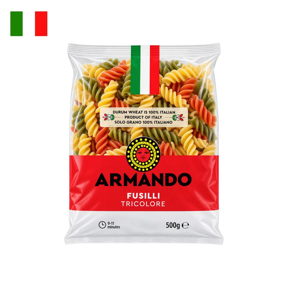 ARMANDO - Fusilli Tricolore Armando Empaque 500 g