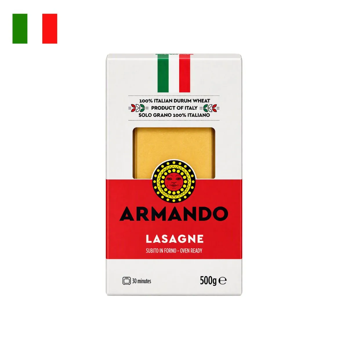 ARMANDO - Láminas de Lasagna Armando Empaque 500 g