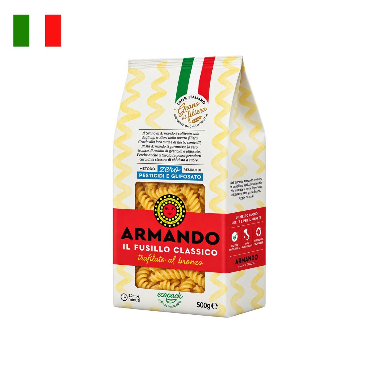 ARMANDO - Fusillio Classico Armando Empaque 500 g