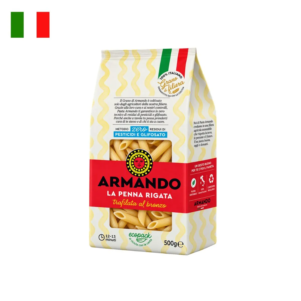 ARMANDO - La Penna Rigata Armando Empaque 500 g