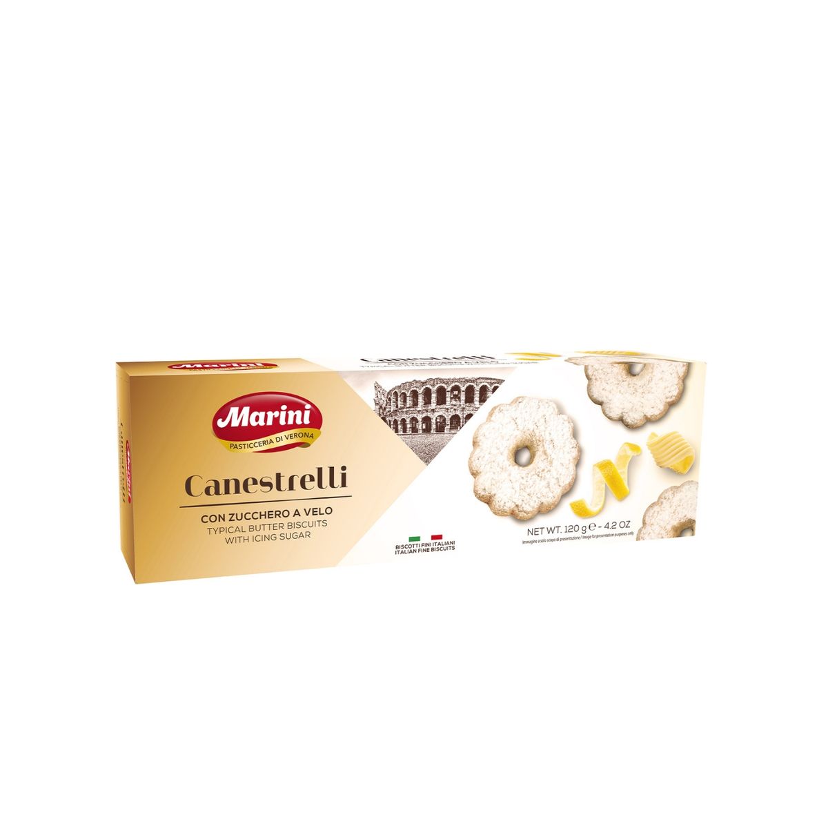 MARINI - Galletas Marini Canestrelli Caja 120 g