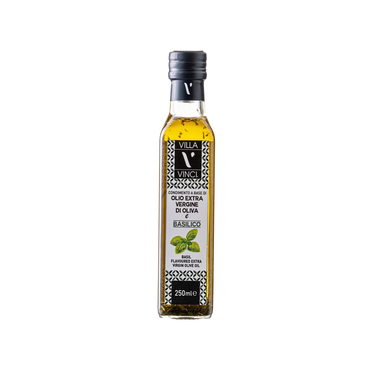 VILLA VINCI - Aceite de Oliva Virgen Villa Vinci Albahaca Botella 250 mL