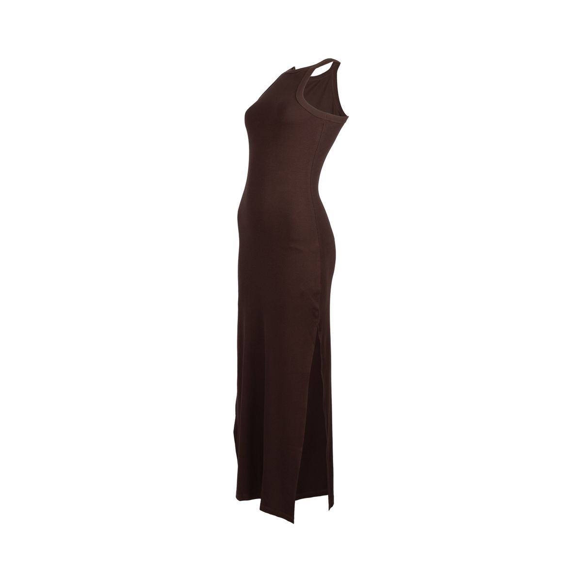 REDWOOD - Vestido Largo Rib Mujer Redwood
