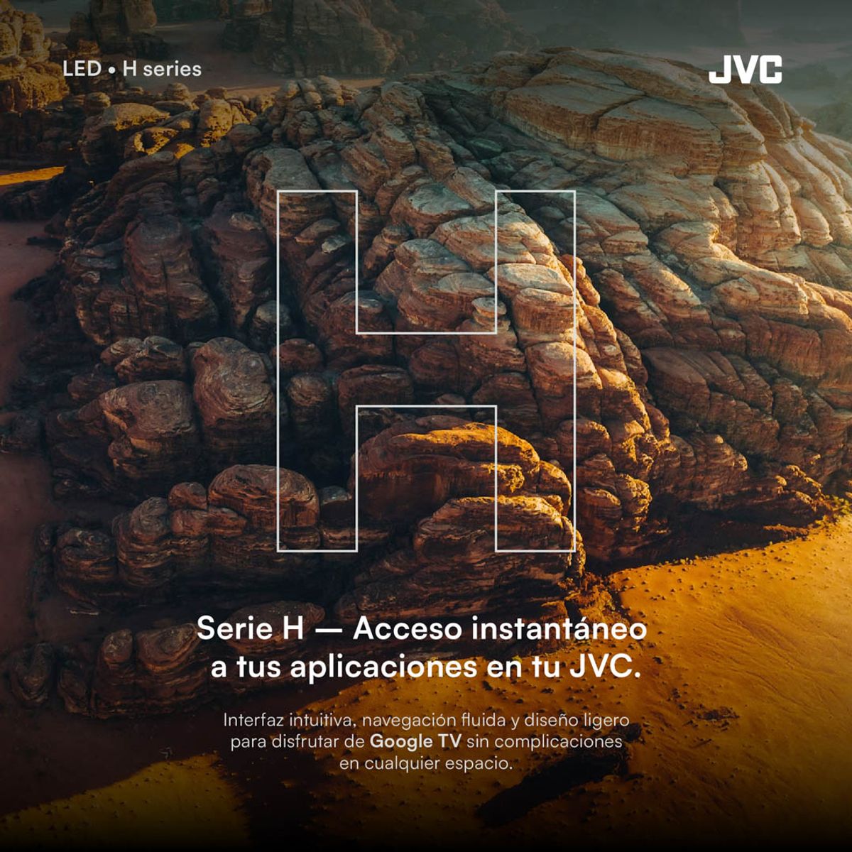 JVC - Televisor JVC 65'' UHD Google TV
