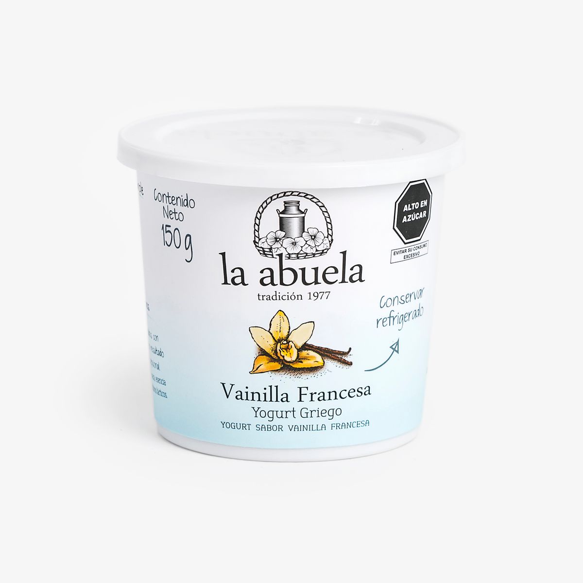 LA ABUELA - Yogurt Griego La Abuela Vainilla Envase 150 g