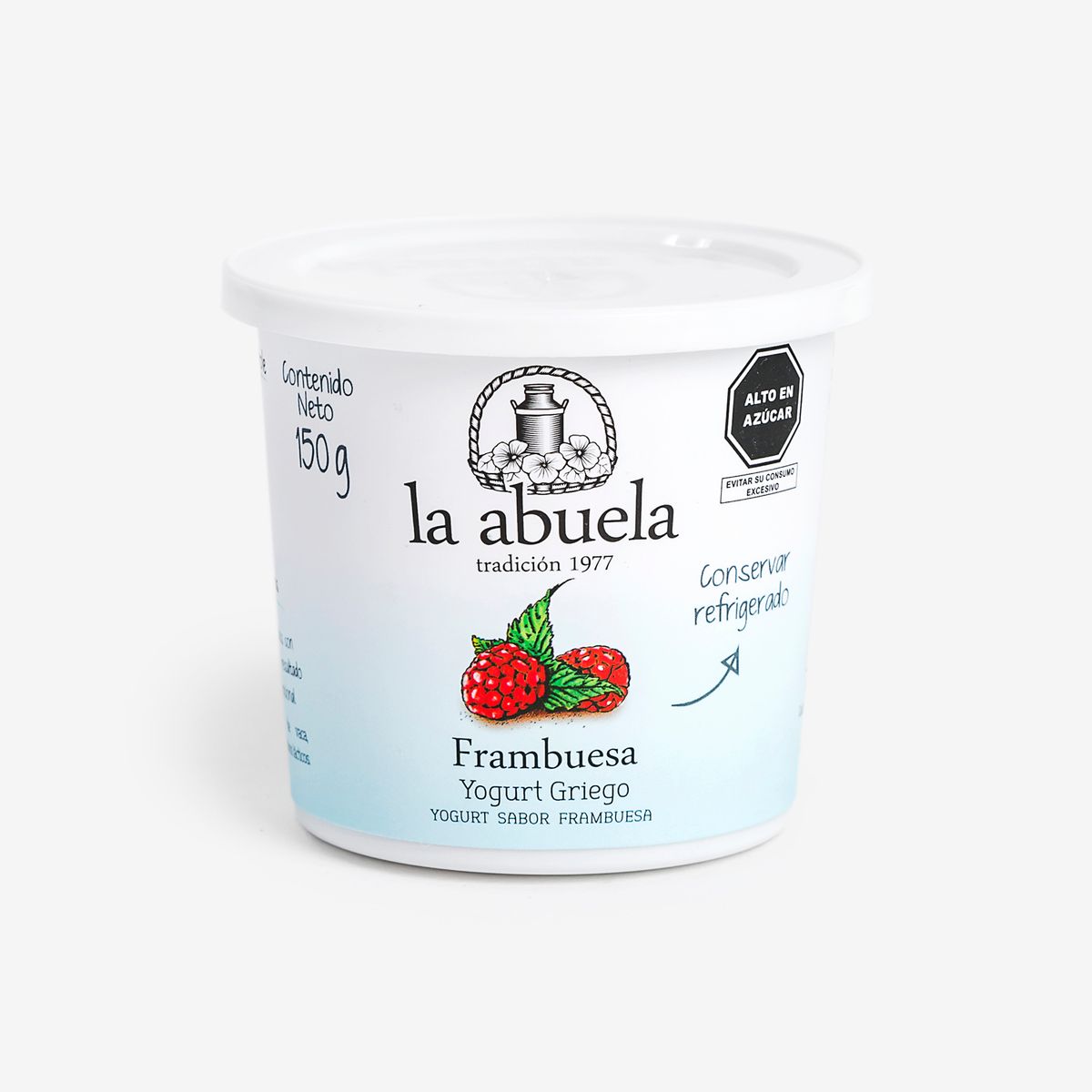 LA ABUELA - Yogurt Griego La Abuela Frambuesa Envase 150 g